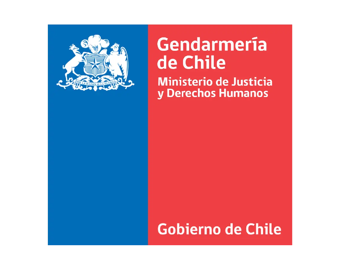 Logo Gendarmería Chile - convenio con Jardín Inti